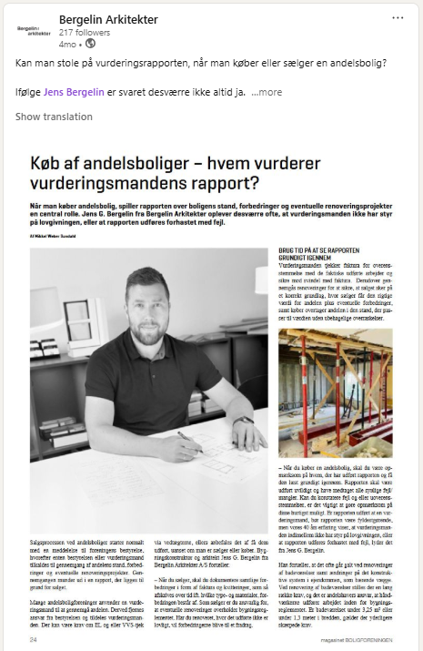 Kan man stole på vurderingsrapporten, når man køber eller sælger en andelsbolig?
