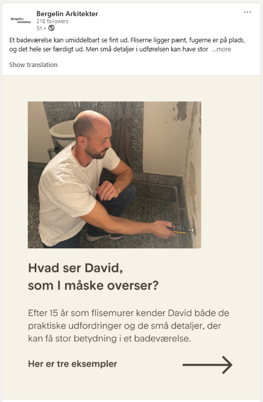 Et badeværelse kan umiddelbart se fint ud. Men små detaljer i udførelsen kan have stor betydning.